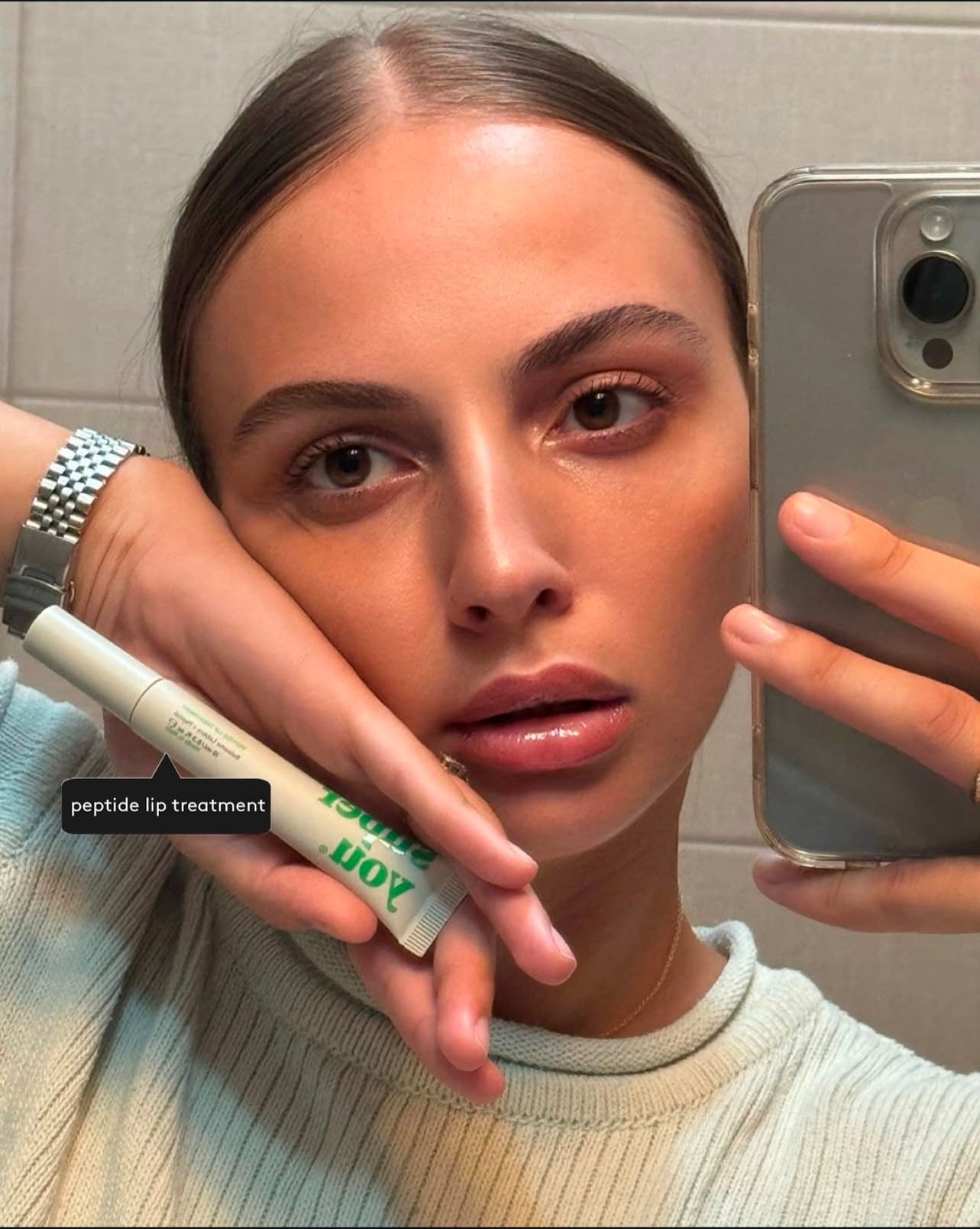  SuperYou Peptide Lip Treatment – intensely hydrating and plumping lip balm.