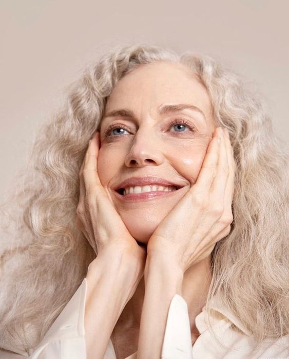 Skin showing first signs of aging